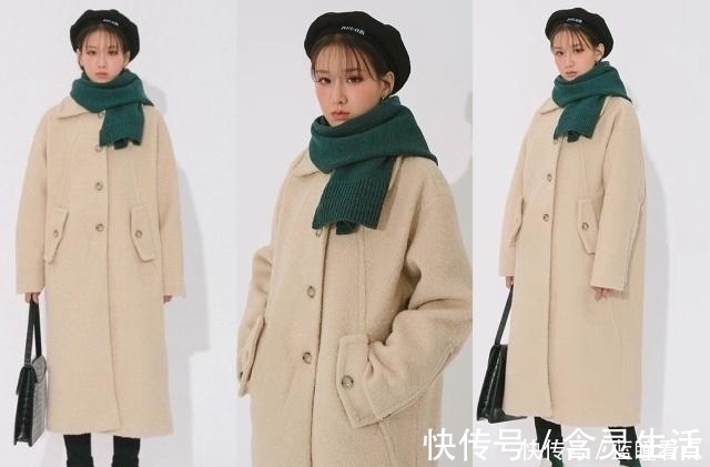 围脖式 冬天大衣如何搭配围巾,今年流行这3种系法,美翻天!