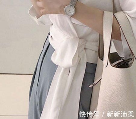 套装 若你身高不够, 就穿这样的阔腿裤套装, 显高显嫩有气质