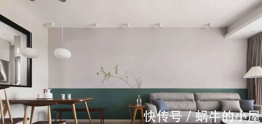 两居|87㎡舒适养心的北欧风两居，一抹复古墨绿色，好看到受不了~