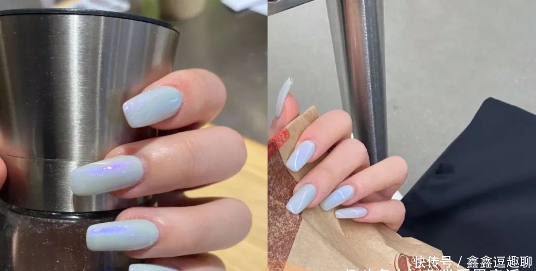 现实中美炸的极光美甲,梦幻炫彩,仙掉眉毛很上头!