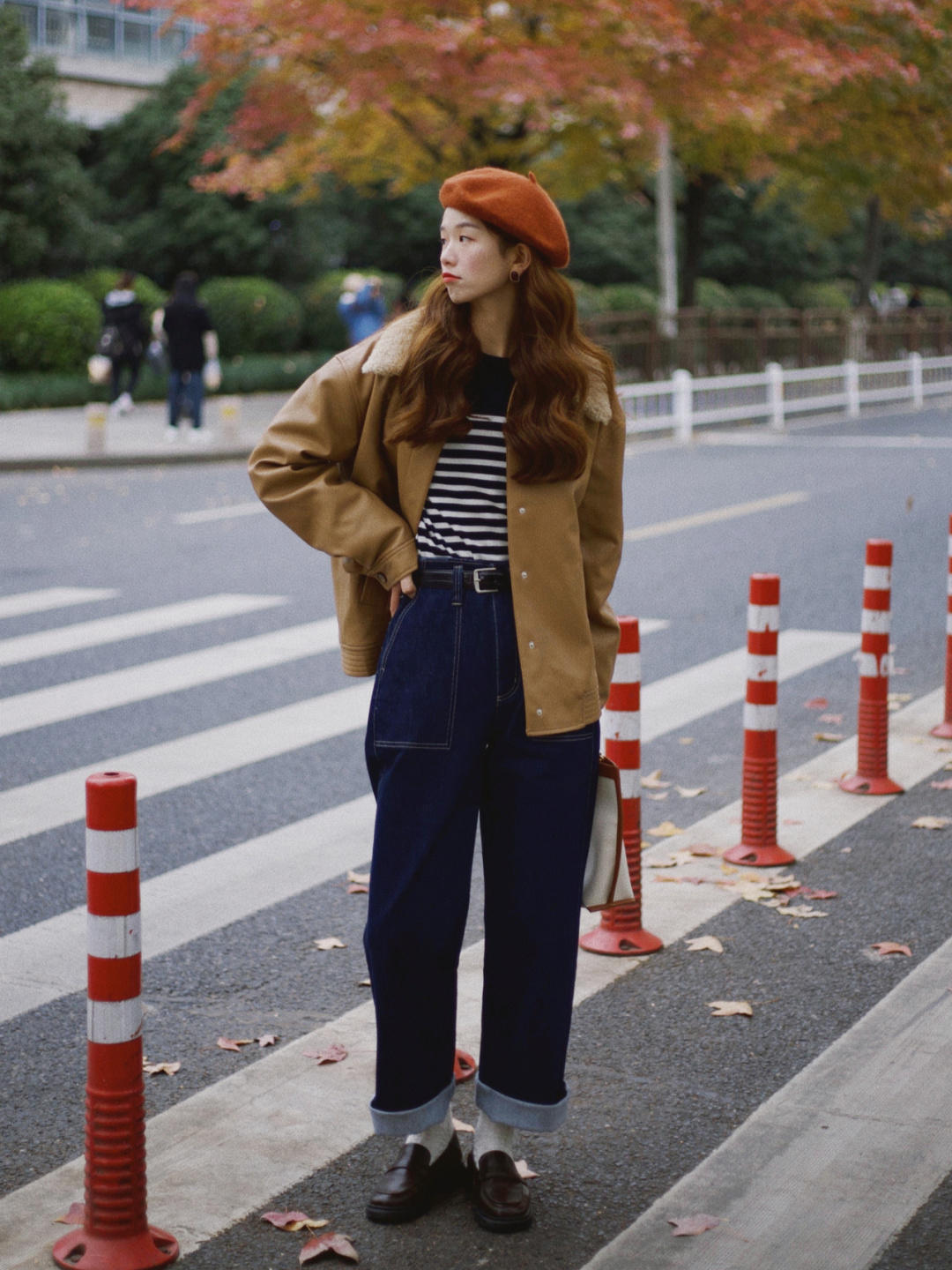 黄色系|冬季想耍帅,就试试“夹克”,又美又飒,160cm小个子也能驾驭