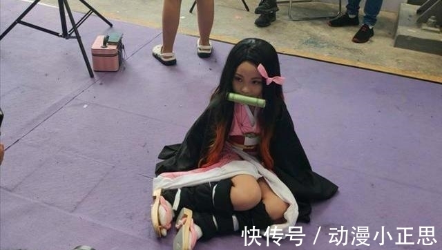 还原|小学生玩COS真有天赋,本以为雏鹤爱很还原了,看到祢豆子羡慕了