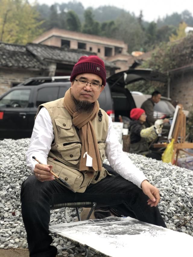 罗金尧|“学艺先学毅”，他执教佛山22年，苦攻国画得山水造化｜feng味佛山