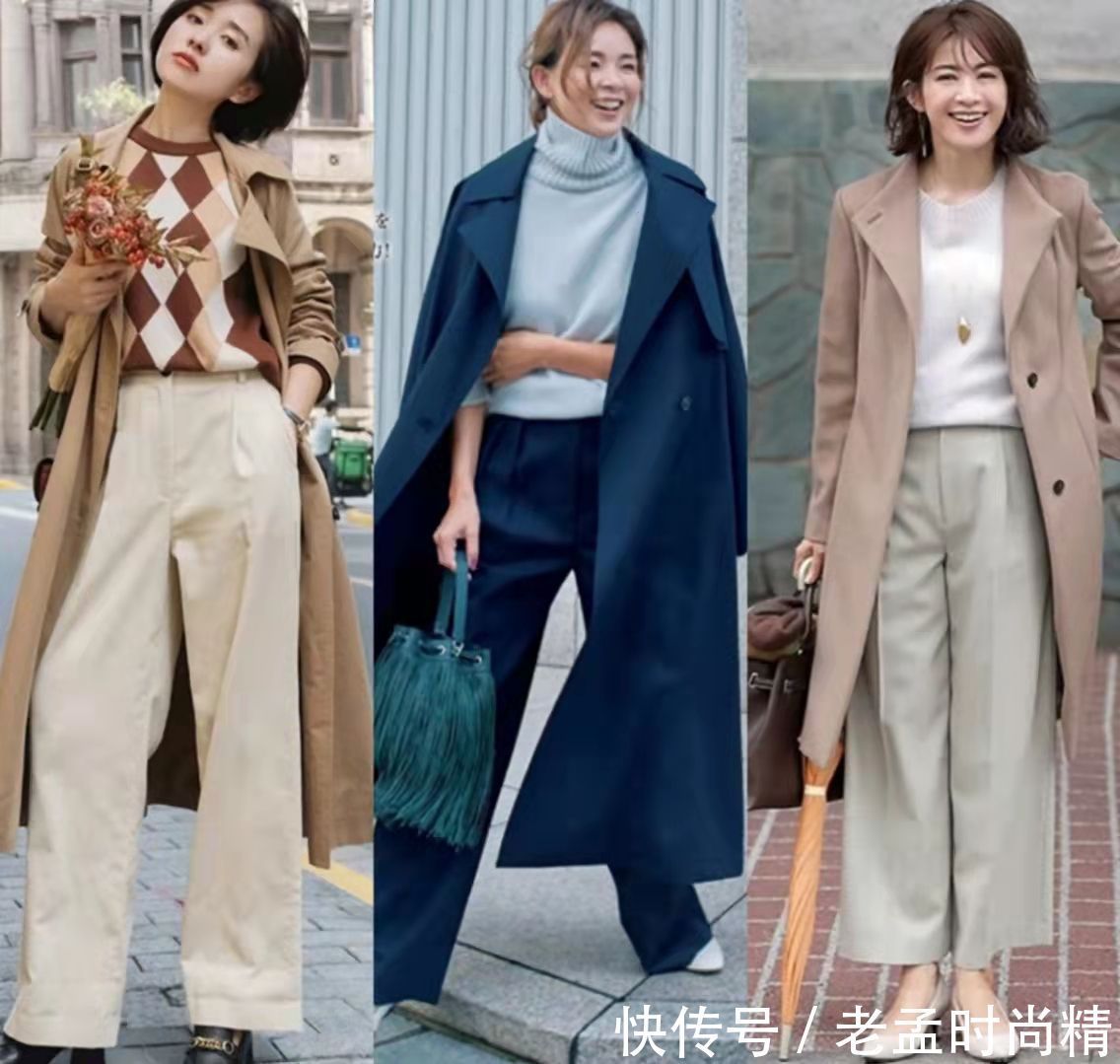 秋天|宝妈穿搭精选:秋天的27组阔腿裤,这样穿优雅舒适,大放女性异彩
