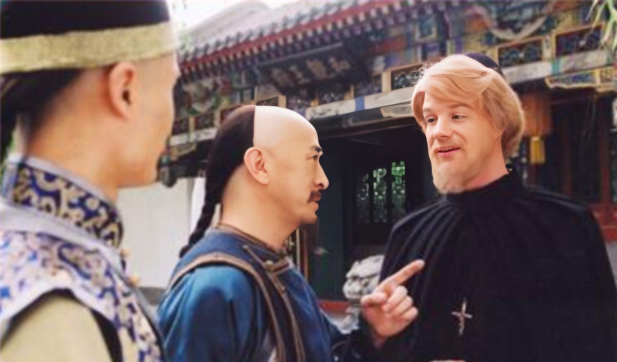 样貌@多亏了这个外国人,留下了乾隆的真实相貌,和电视上的不一样