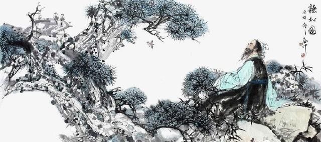 竹林!中国画如何画松树、丛树、柳树、竹林,中国画树的画法大全