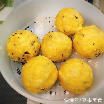 好吃|好吃不胖的玉米面菜团子