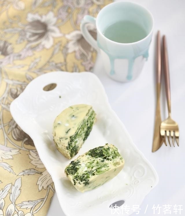 早春三月,这菜季节性强,一搅一蒸做早餐,鲜嫩可口,孩子吃上瘾