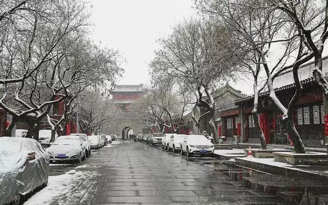 企鹅|图看大北京│宛平古城雪纷飞