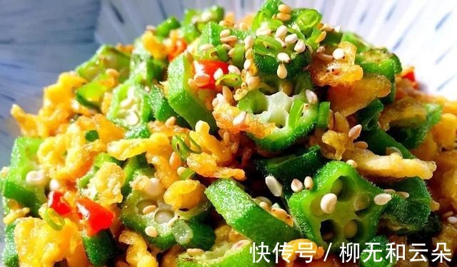 秋葵炒鸡蛋|鸡蛋和它一起炒,清凉爽口,清热解毒,超适合夏季吃,快来学学!