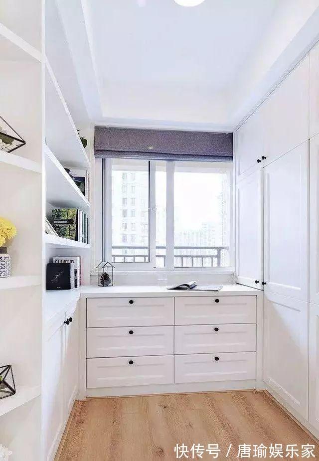 衣帽间|76m2温馨小家,麻雀虽小五脏俱全,还挤出一个的衣帽间