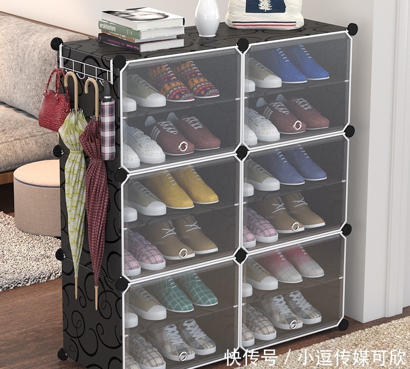 鞋架|等我买房了,门口打死也不放鞋架,聪明人都这么弄,干净又美观