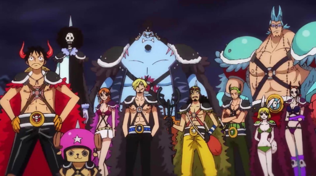 海贼王|海贼王983集:草帽团登上鬼岛,锦卫门展示能力,集体大换装 草帽