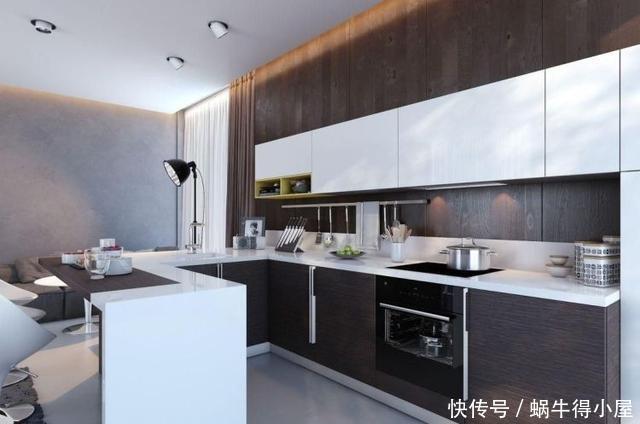 装修|小户型厨房怎么装修？大胆运用开放式设计，不仅好看还实用