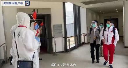第三批奥运健儿抵达东京
