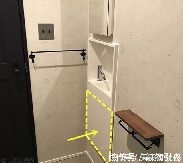 洗手台|洗手台埋到墙里,卫生间空间瞬间大一倍,不仅颜值高还方便打理
