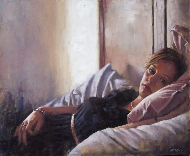 艺术学院$法国女画家:魅力独特的色粉味道