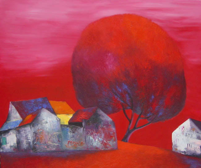 美术学院@越南画家Dao Hai Phong色彩艳丽的绘画作品