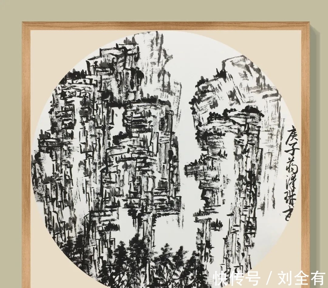 雄伟|快来看,用焦墨来表现北方山石的苍劲与雄伟,真是太震撼了