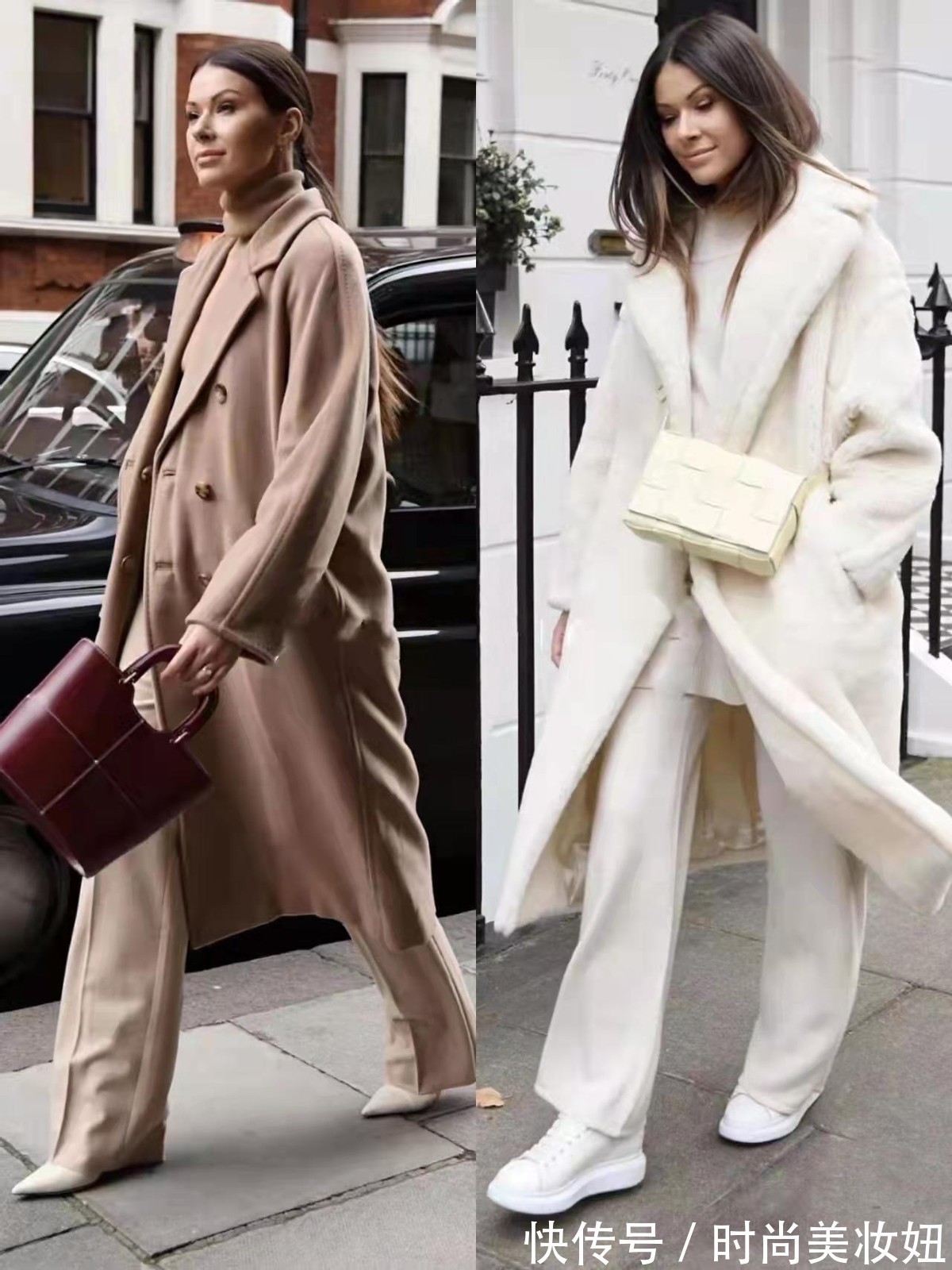 版型 40岁中年女人的大衣就该这样穿,简单高级又显气质,照穿就对了