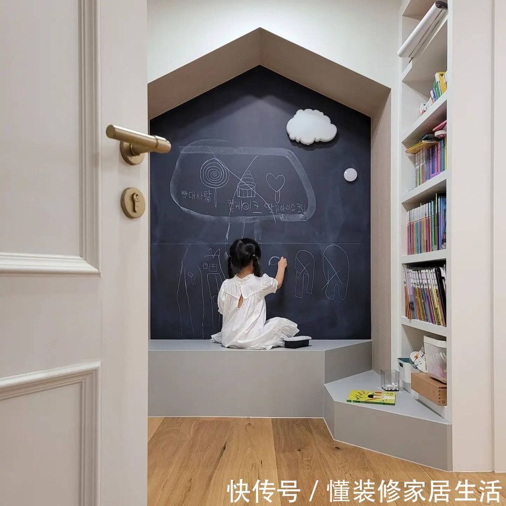 书桌|第二套房子装修有经验了，抛弃多余的设计，时刻保持空间整洁有序