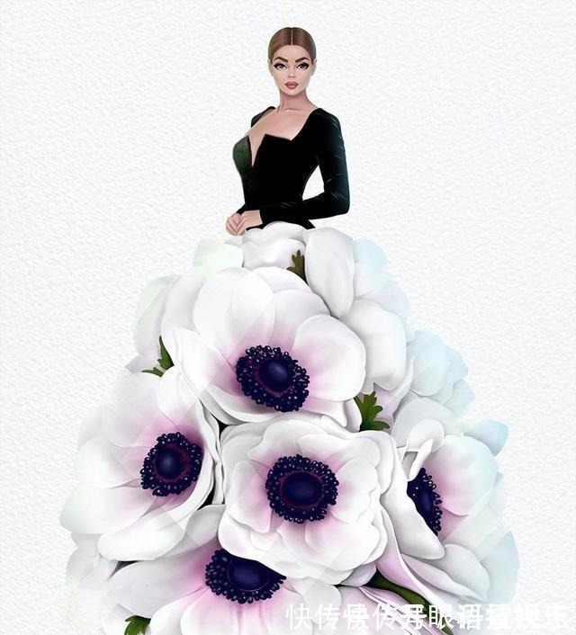 维多利亚#时光收集者的时装板绘,画出来的时尚风格录!