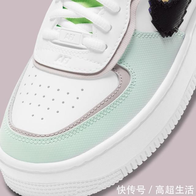 nike 重叠解构+像素风点缀！这双全新Air Force 1看点真不少