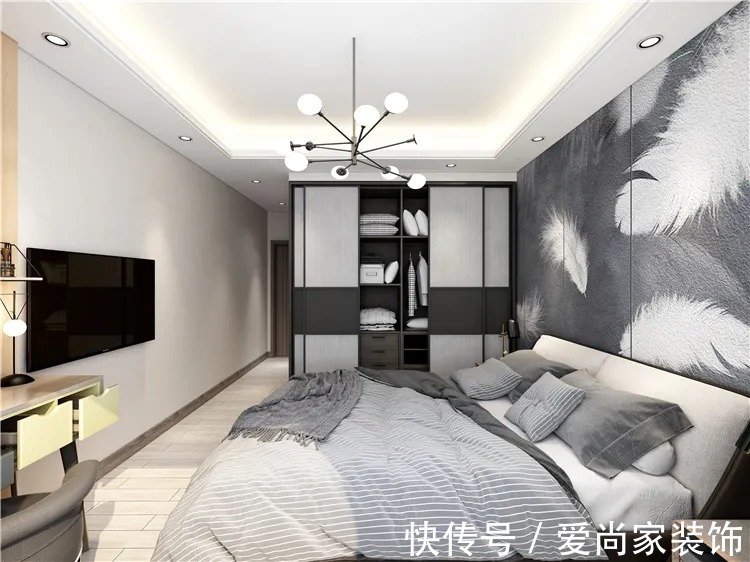 灰白+原木,简约风爱好者看过来|爱尚家装饰装修效果图 | 灰白+