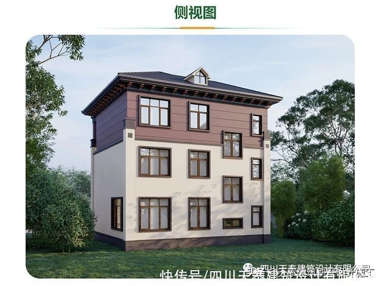 添加|四川绵阳梓潼三层新中式别墅设计图纸 绵阳农村建别墅图挑空客厅