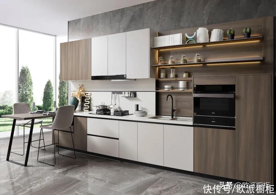 欧派|这9款橱柜配色竟然如此惊艳!看过的人都收藏了