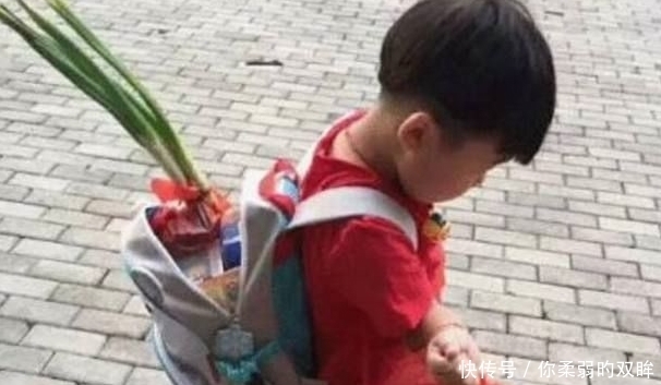 5岁男童上学背了两根葱，打开书包后，老师惊掉了下巴