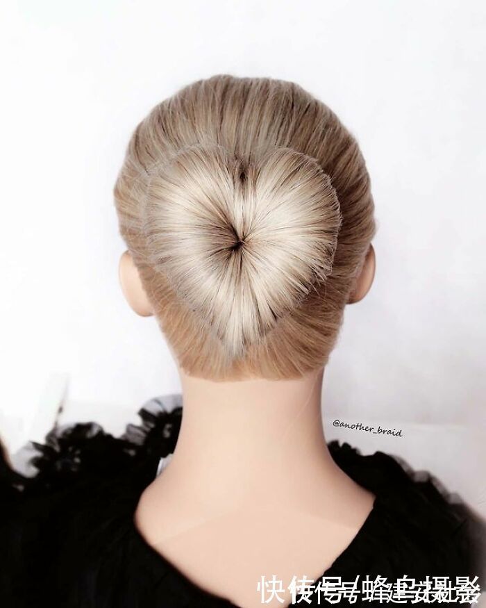 发型 65张编发照片,这哪是编头发分明是画画,图3这发型一次要半天