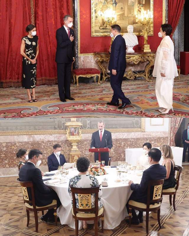 廓形|韩国第一夫人穿泡泡袖展温婉东方美,西班牙王后用“中国风”致敬