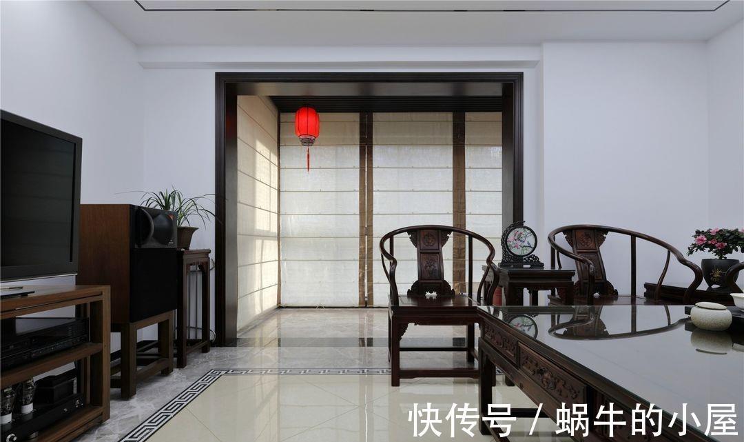 搭配|130平方米的中式家装，搭配自然复古的红木，简约又大气！