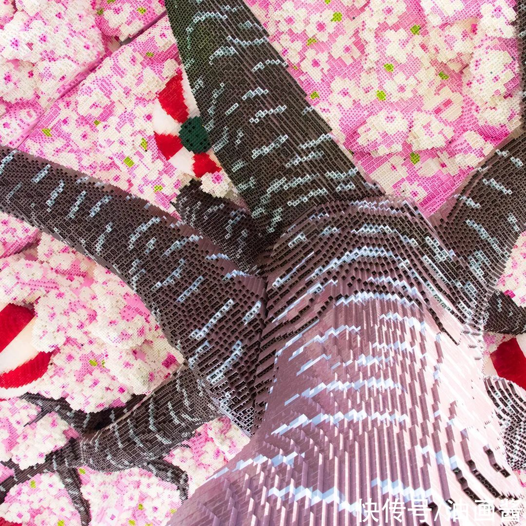  艺术|用5万块积木仿制世界名画，成年人又一次，从小学生手里抢回玩具