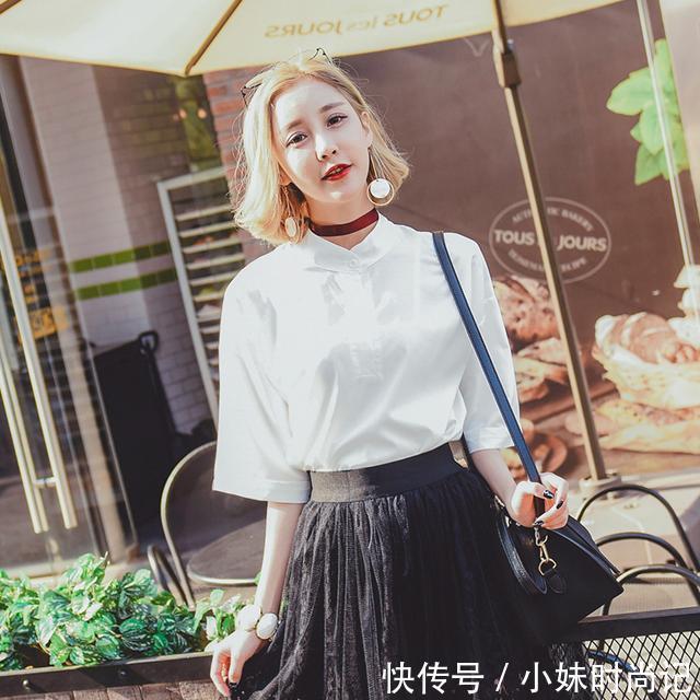 喇叭 高雅女人要穿高品质女衫,独特面料,上身好看又尽显优雅气质