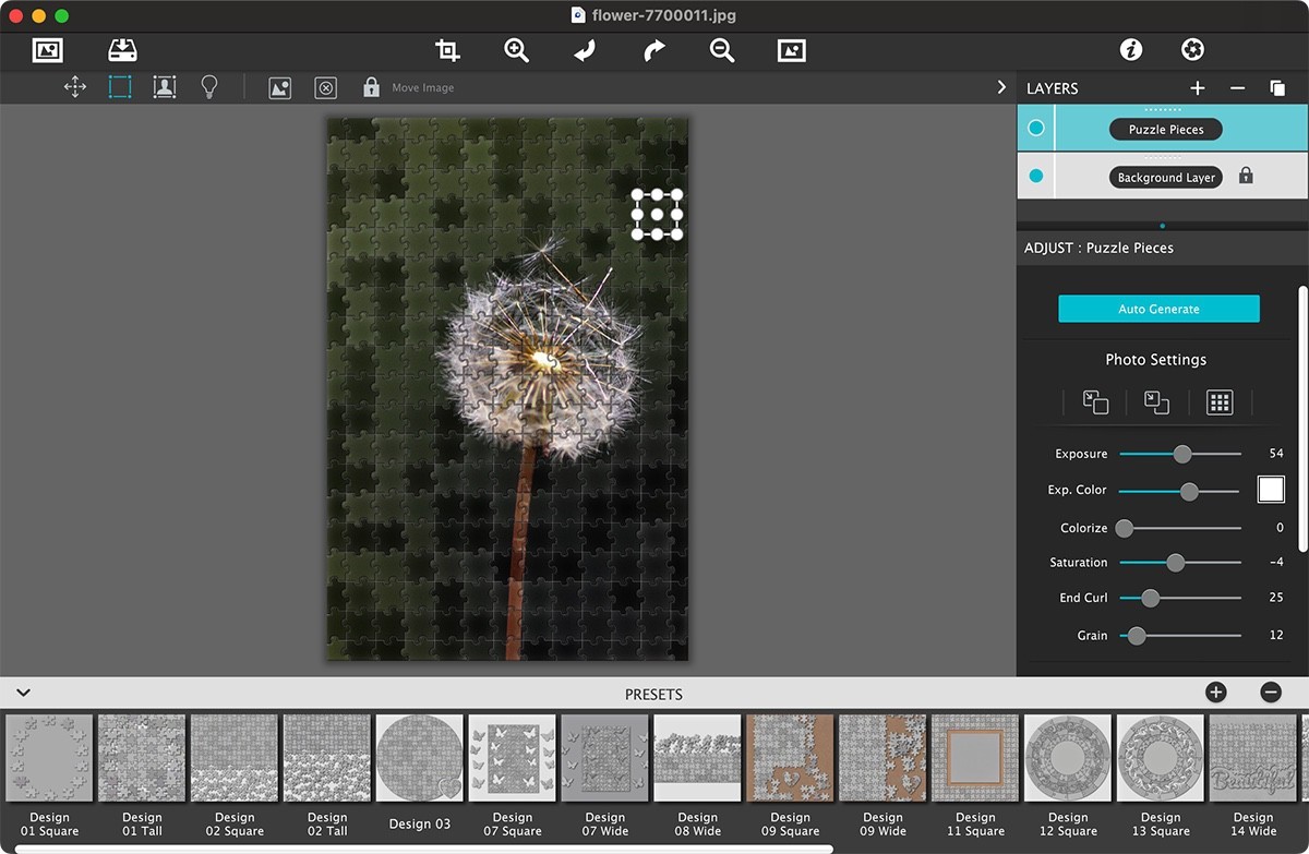 JixiPix PuzziPix Pro for Mac v1.0.16 图片拼图-下载否