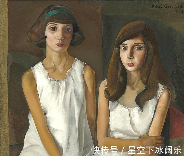 俄罗斯@他是俄罗斯画家,油画风格多样,看似朴实无华,却透着一股力量感