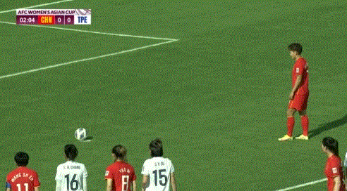 女足|中国女足首战亚洲杯4:0胜中国台北