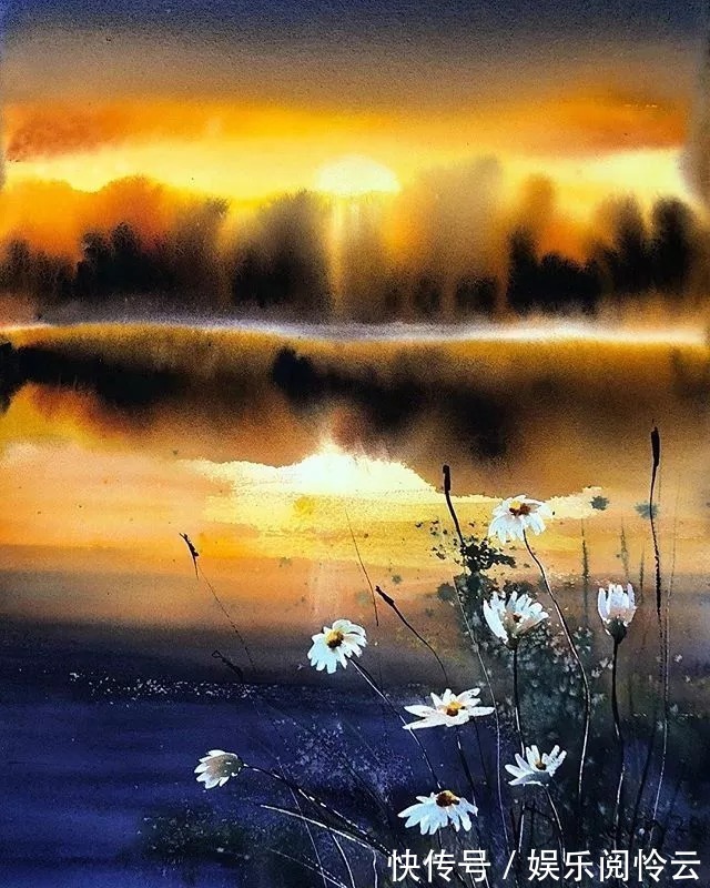 屏保$充满仙气的水彩画,每一张都可以用来做屏保!