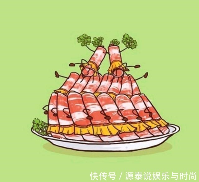 真的|如此有趣可爱的美食插画,真的不得不佩服插画师的脑洞