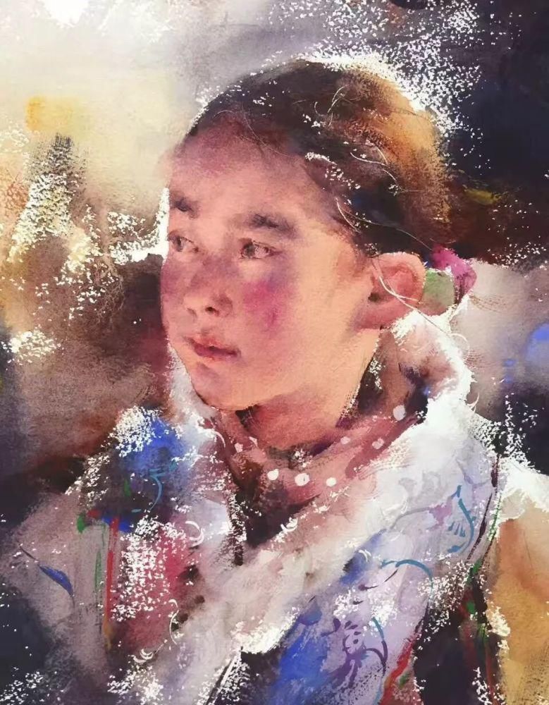  极致|中国水彩：大笔触画出霸屏水彩，光感够绝，极致东方的美！