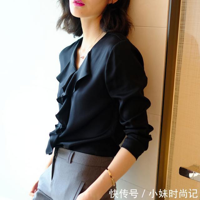 t恤 精致的职场女性,衣柜里需有的8款上衣,高端大气提升气质