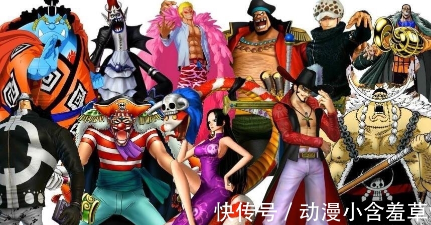 草帽团|11个字评价11位七武海,一神一帝二龙三皇四胖子