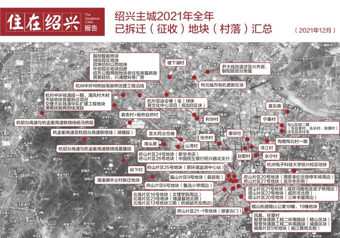 商品房|绍兴2021全年拆迁500万方！明年还有46个村（区域）要拆