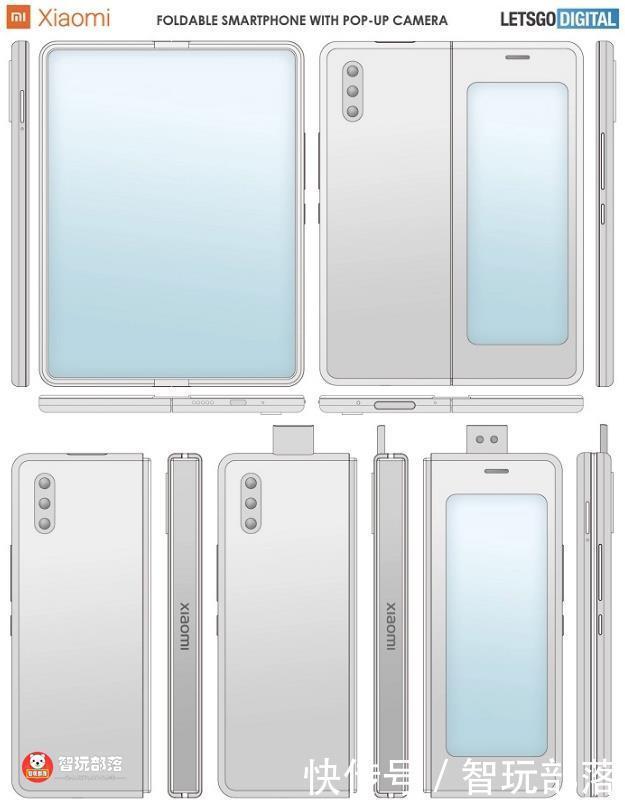 手机的设计|小米MIX折叠屏手机曝光:升降式双摄,内屏实现真全面屏形态