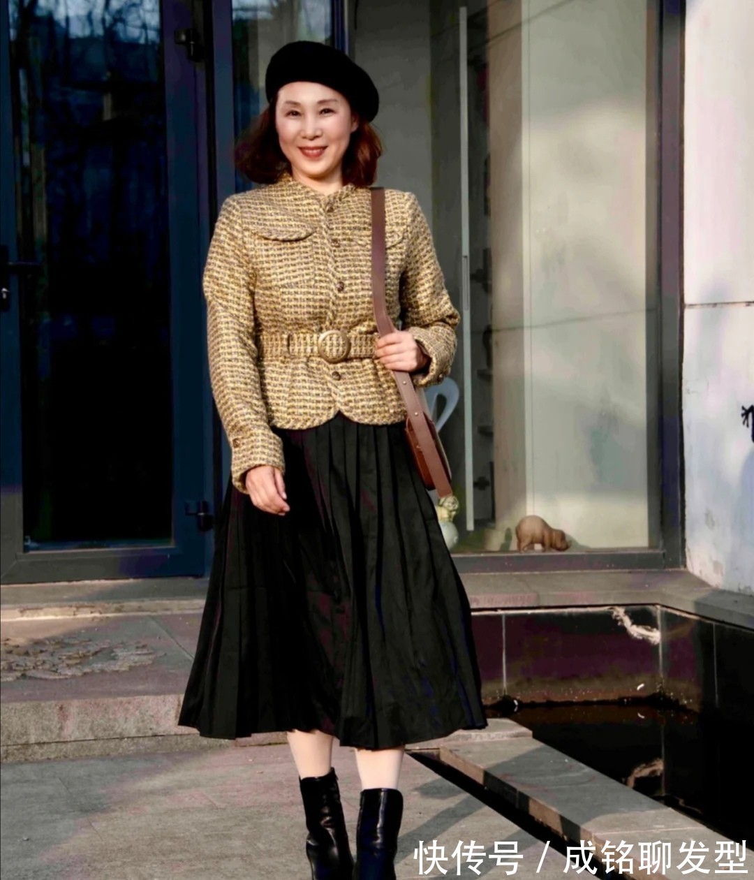 优雅 120斤的微胖奶奶也太会穿了吧,精致搭配优雅气质,看不出有65岁