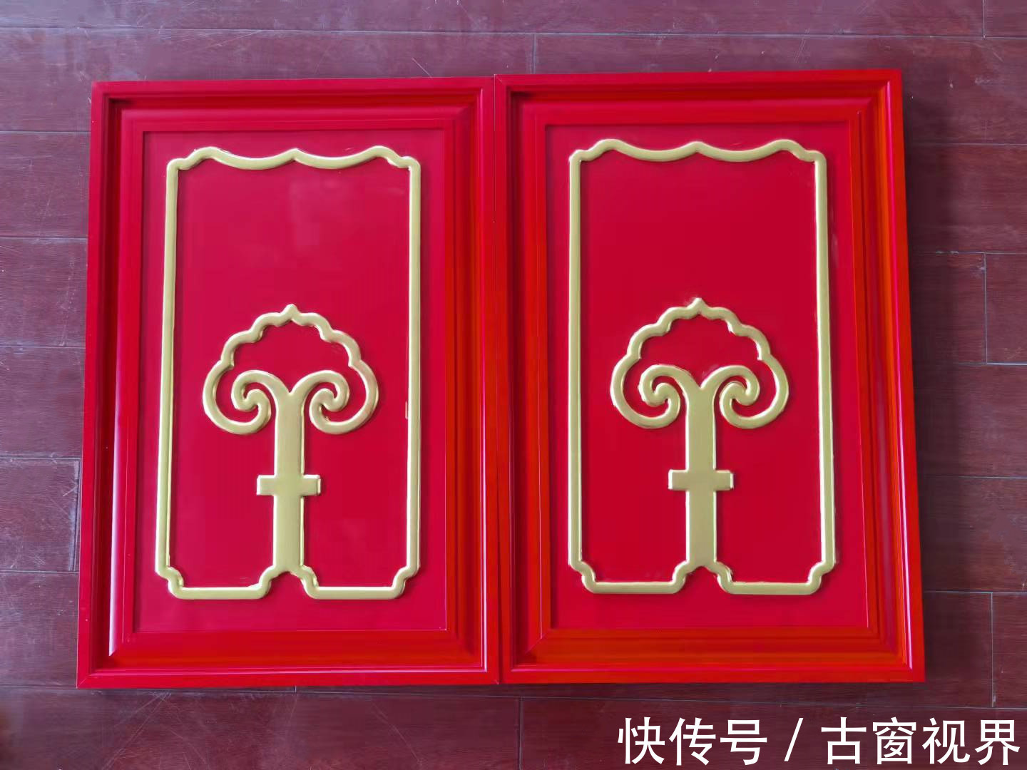 仿古|浙江寺庙仿古门窗,铝制禅意花格「冠墅阳光」