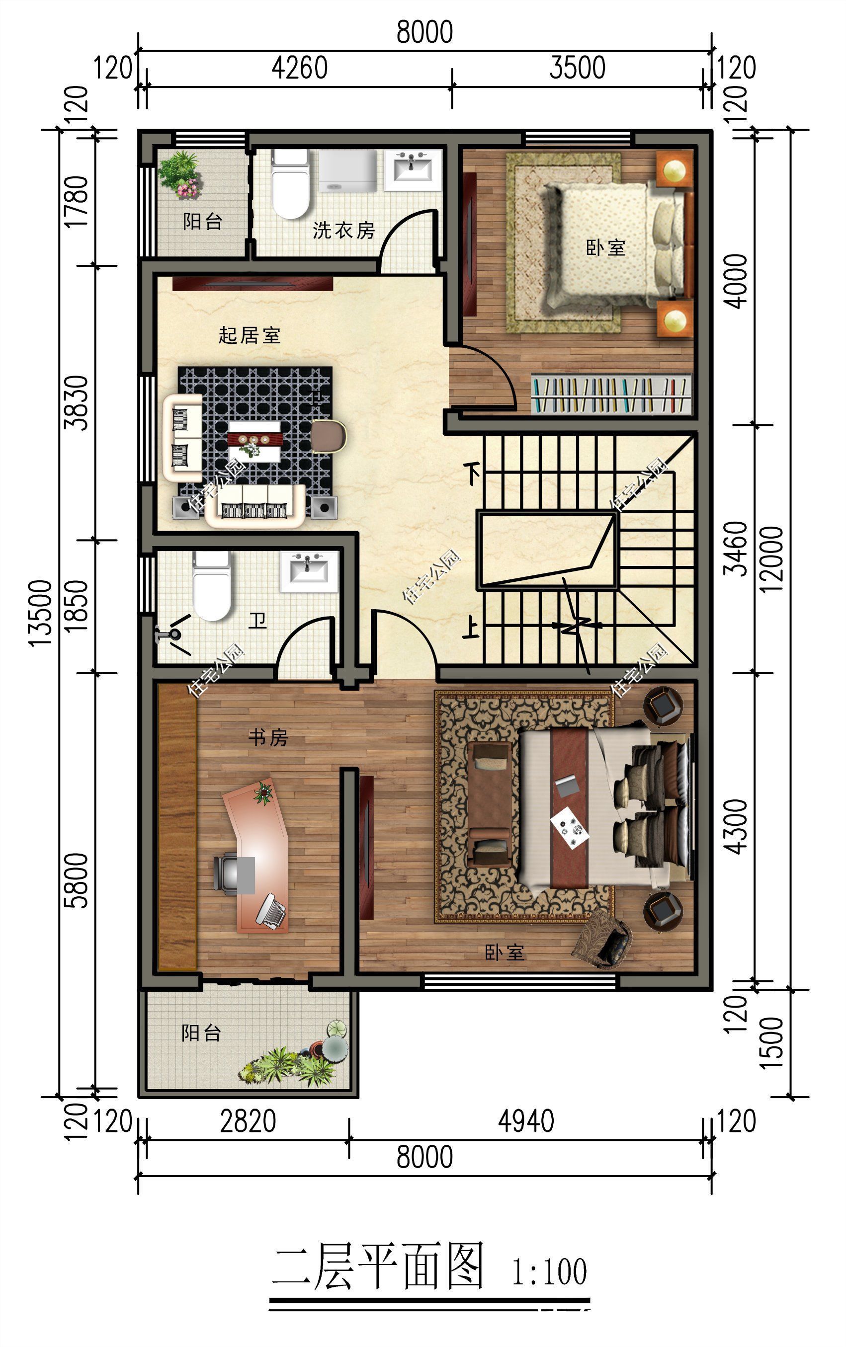 休闲室|占地只要100多平,农村盖房选这10套,又美观又省钱