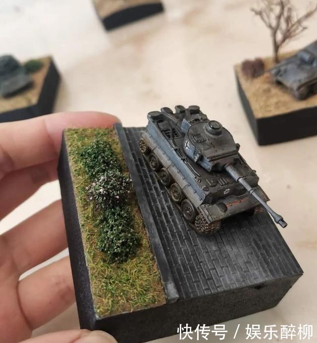 场景|佳作：小场景的魅力，1144比例“拇指坦克”场景系列